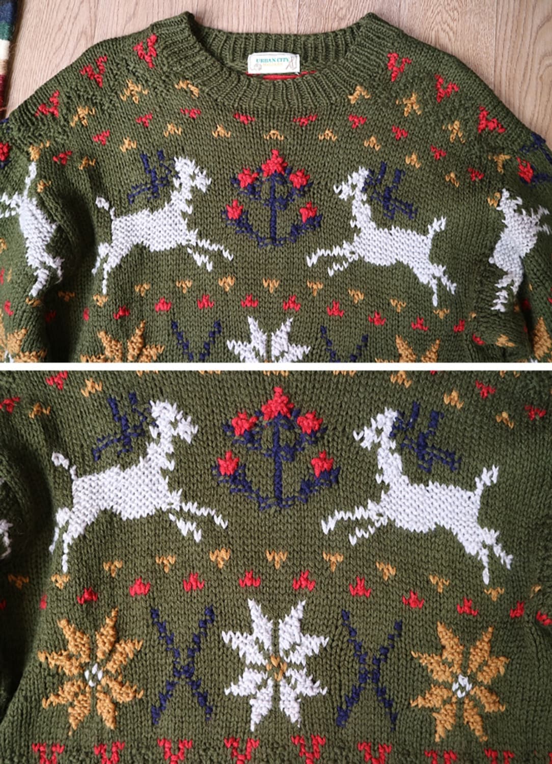 일본판 핸드메이드 울100% 빈티지 스웨터

굿 컨디션  상품이미지3