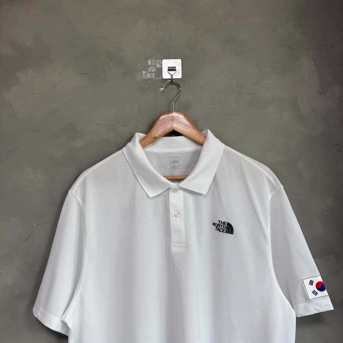 노스페이스 팀코리아 카라티 반팔 화이트 상품이미지2