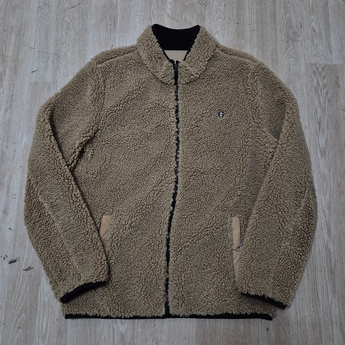 ELLE 엘르 남성 골프웨어 양털 뽀글이 후리스 자켓 L(100) 상품이미지1