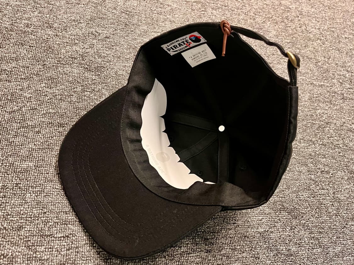 BAPE 베이프 블랙 볼캡 새제품  상품이미지5