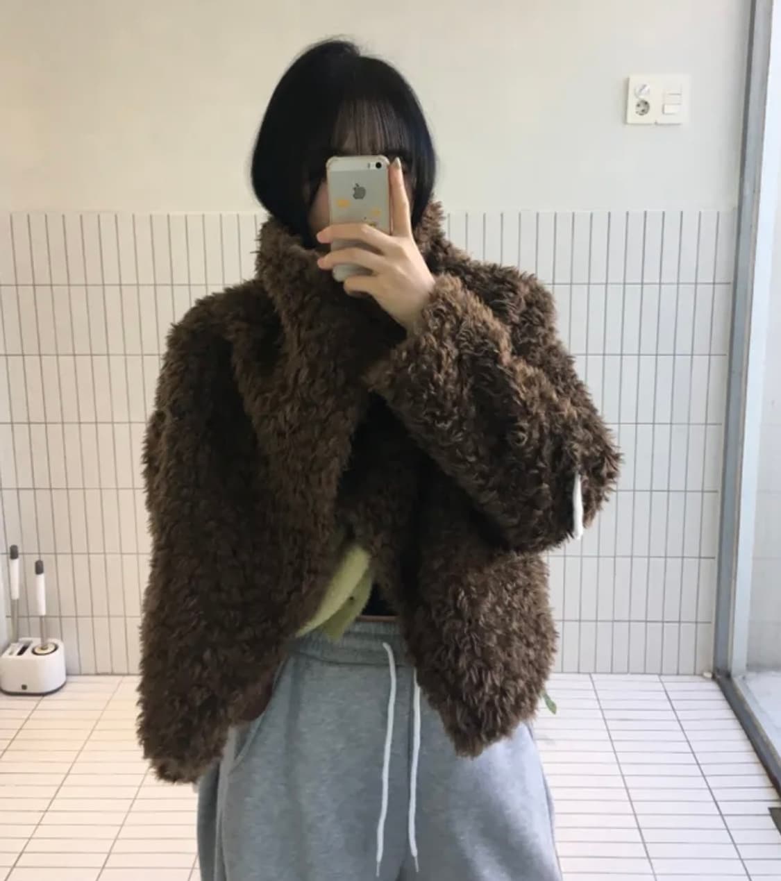 퍼 아우터 뽀글이 자켓 상품이미지1