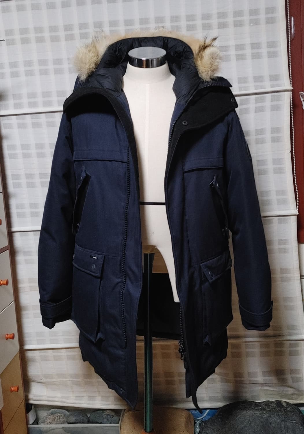 (nobis) 노비스 야테시 네이비 패딩 점퍼 S (95~100) 상품이미지3