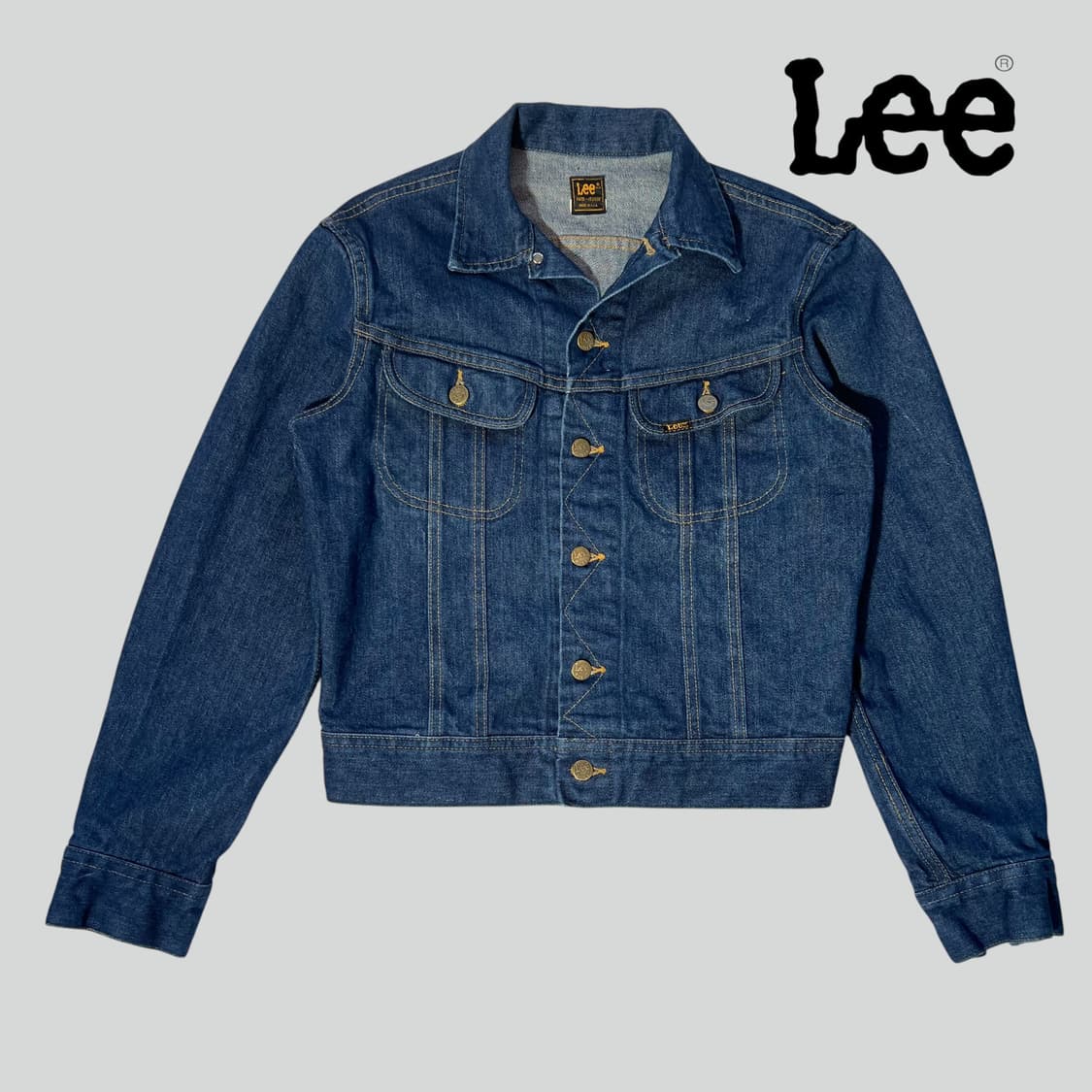 [S]80s lee 리 USA 101-J 데님 트러커 자켓 상품이미지1