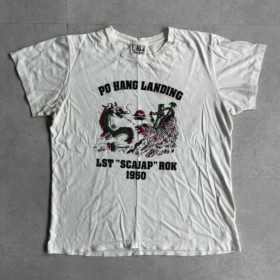 90s USA 싱글스티치 빈티지 반팔티 L 상품이미지1