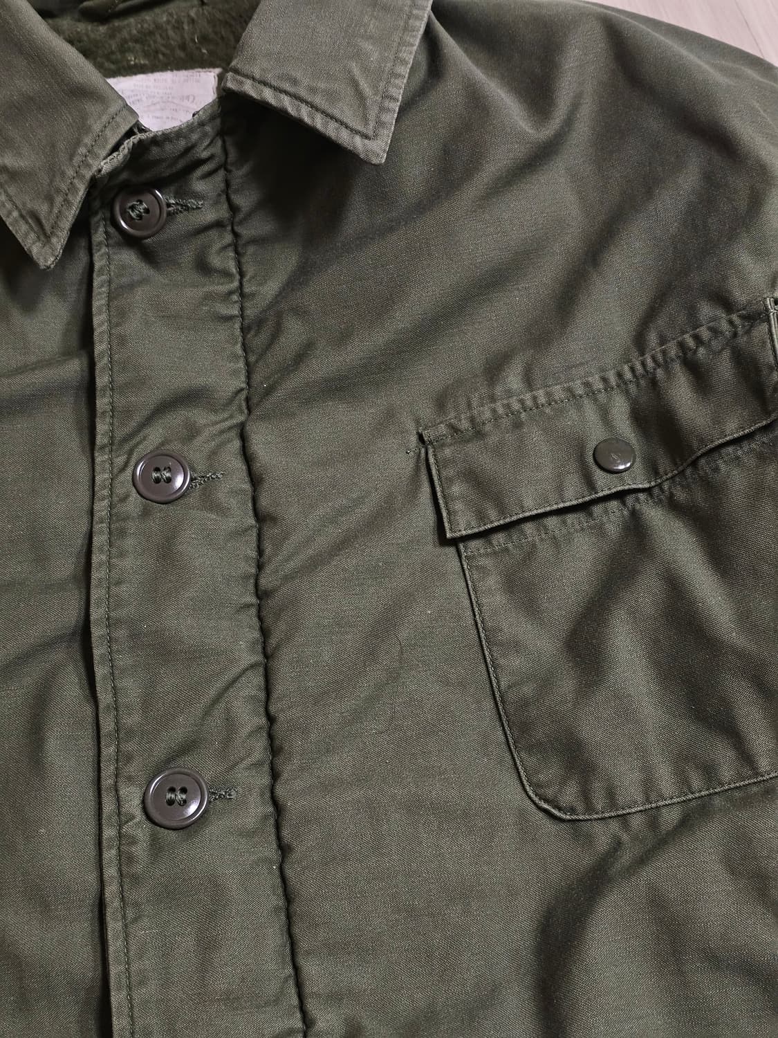 밀리터리 70s USN A-2 덱 자켓 L 상품이미지3