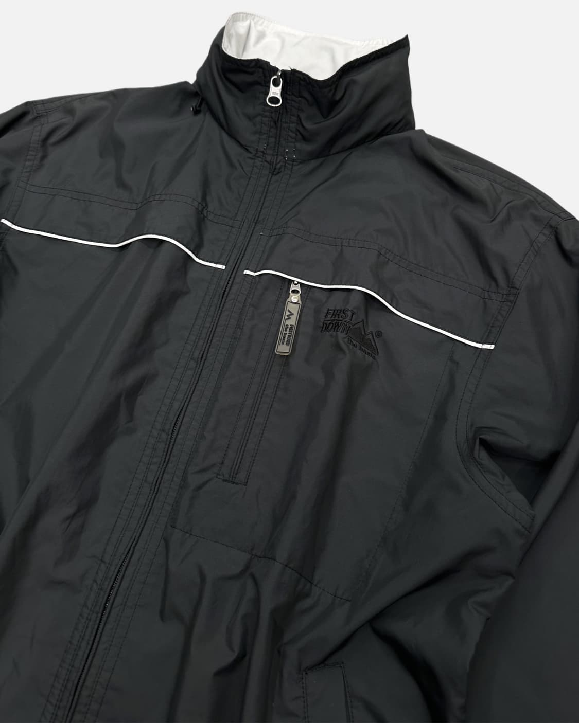 logo embroidery zip-up jacket 상품이미지2