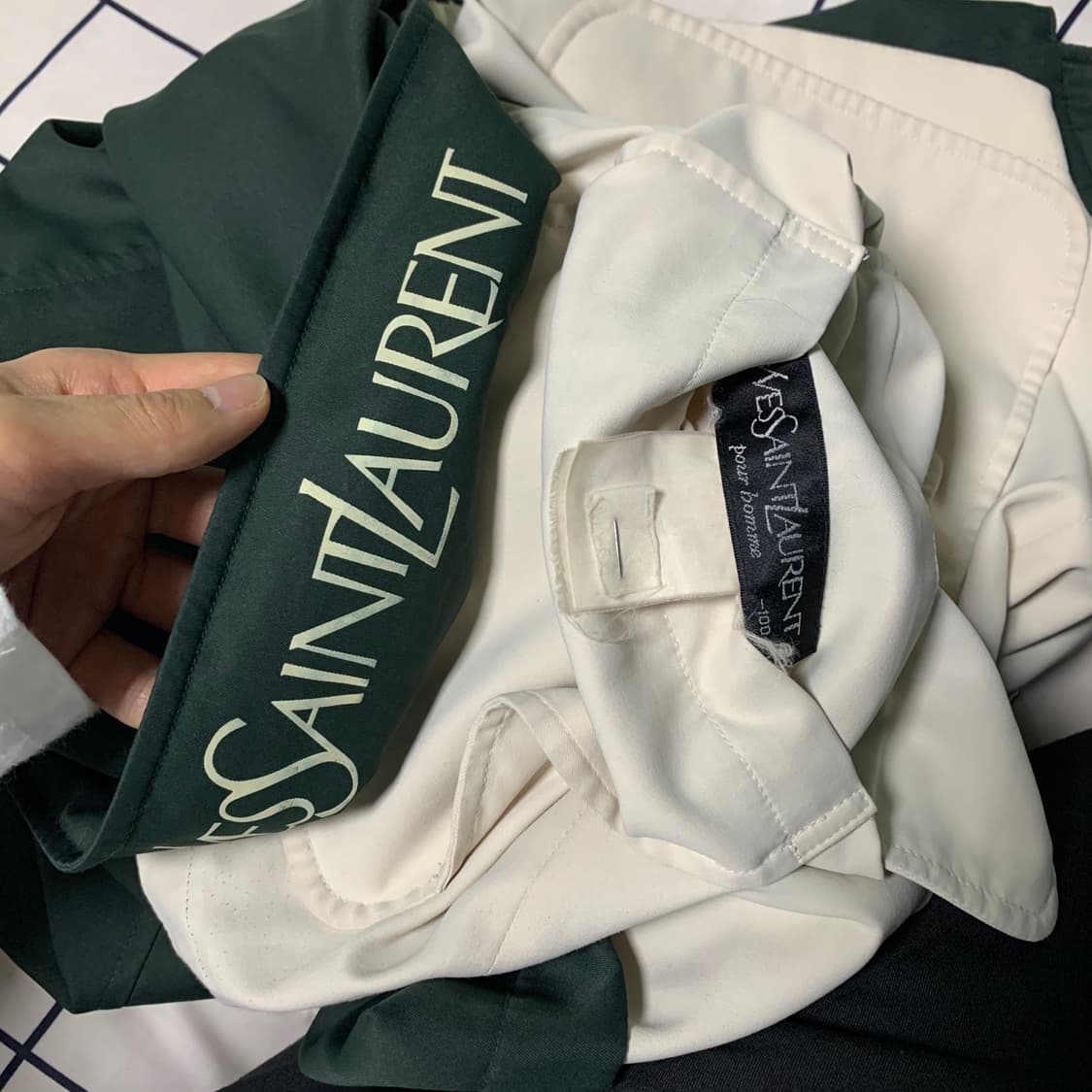 입생로랑 양면 블루종 자켓 상품이미지6