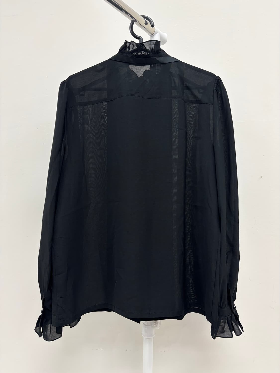 빈티지 블랙 고딕 블라우스 상품이미지6