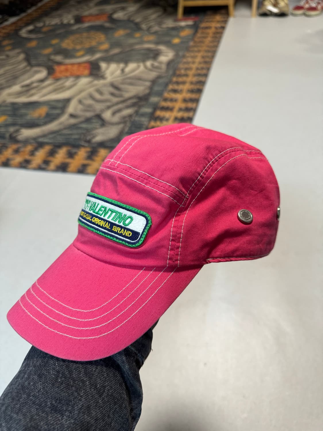 루돌프 발렌티노 빈티지 볼캡 핑크 모자 스냅백 캠프캡 트러커캡 상품이미지2