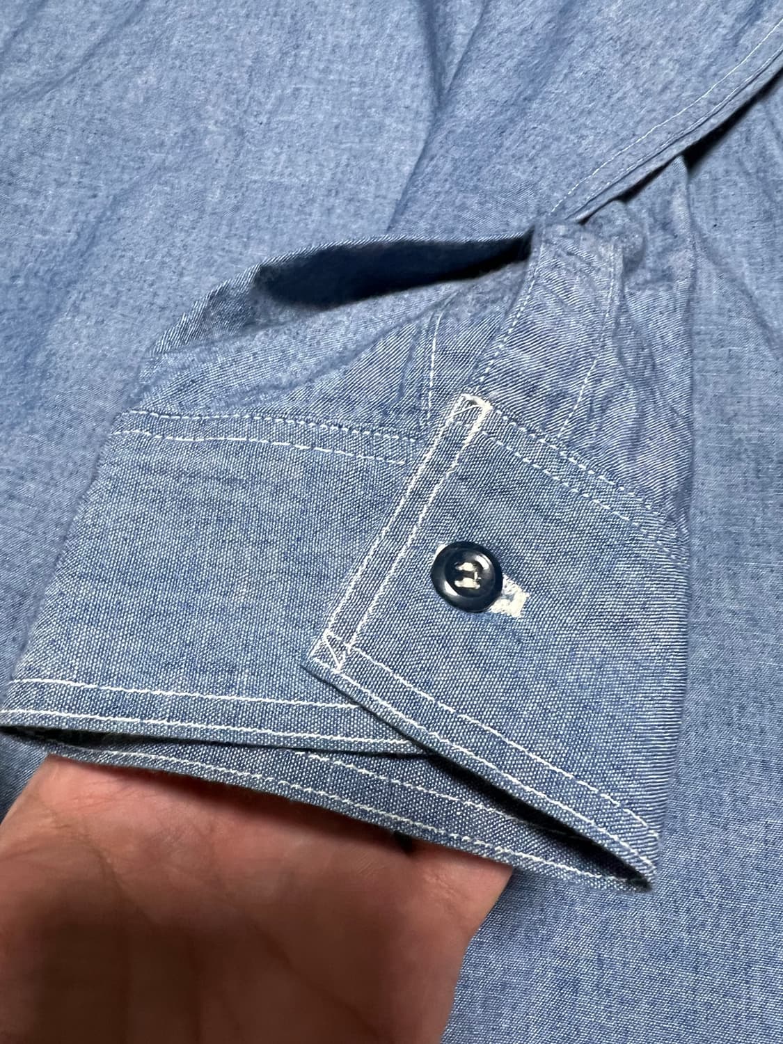 오어슬로우 빈티지핏 샴브레이 셔츠 상품이미지7