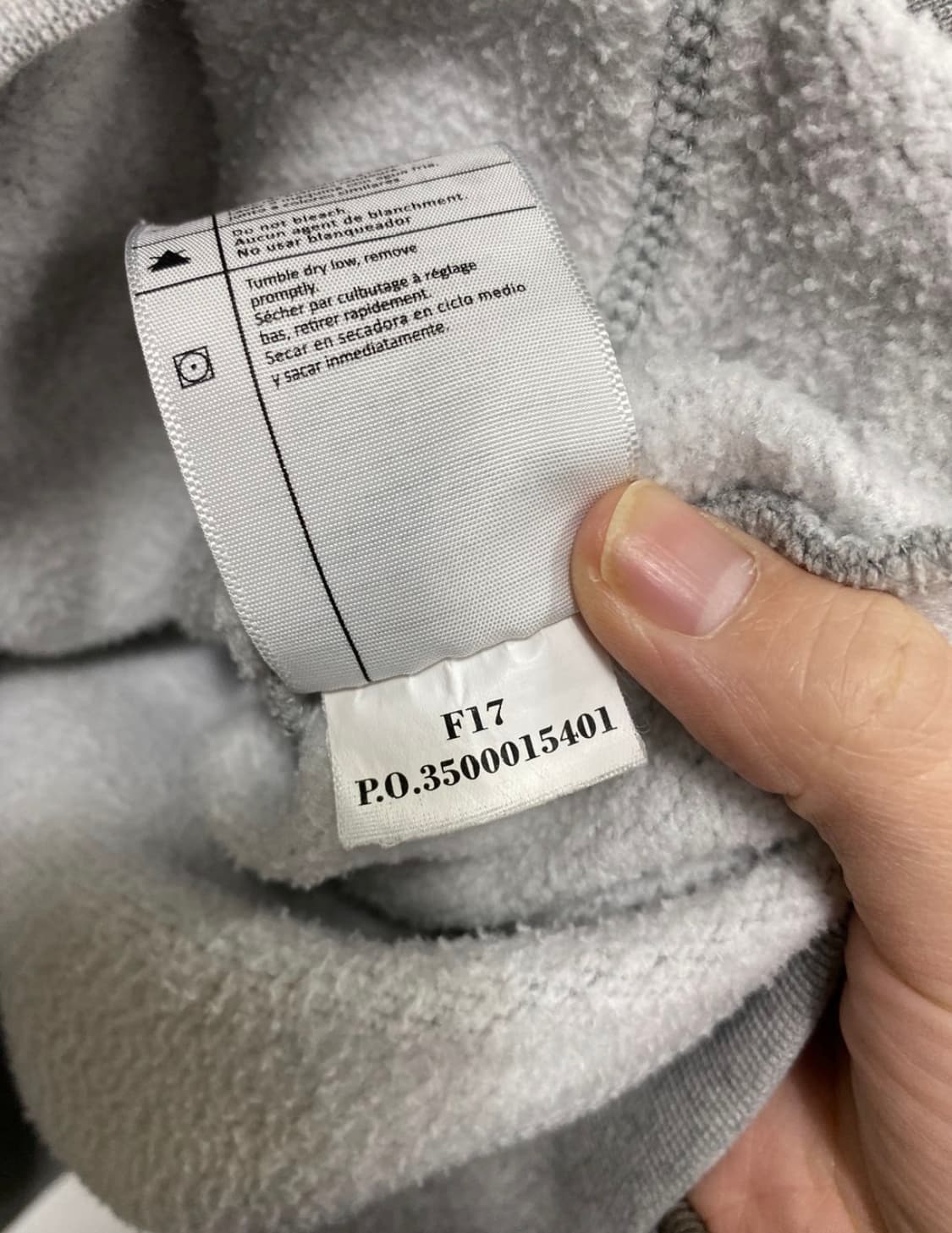 칼하트 그레이 코튼 후드티 M 상품이미지8