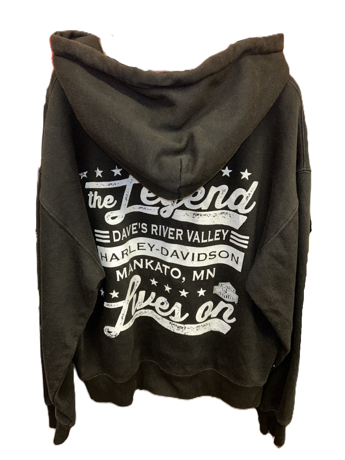 Harley Davidson 블랙 빅로고 후드티 상품이미지4