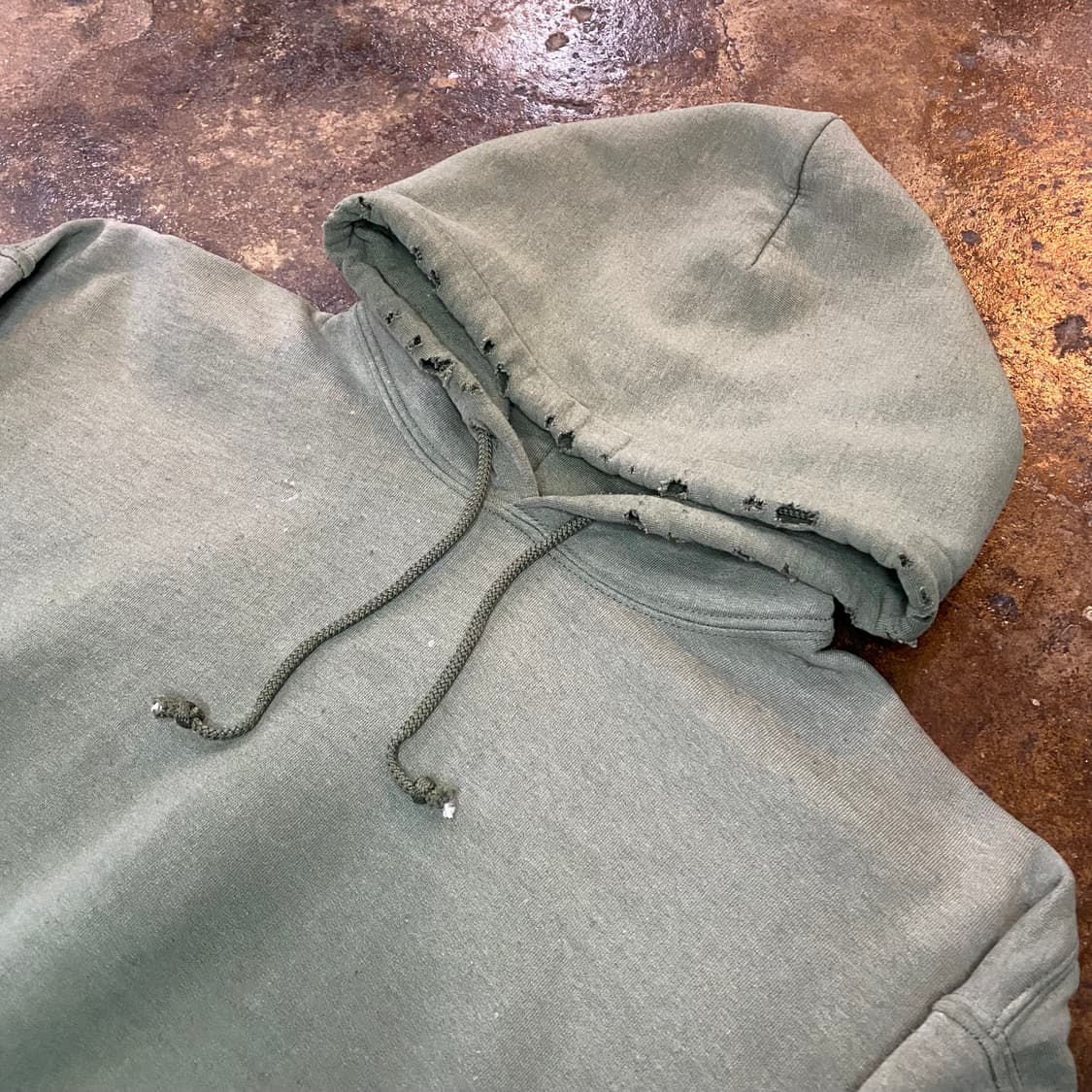 (L) 사스콰치패브릭스 빈티지 데미지 에이징 후드 상품이미지2