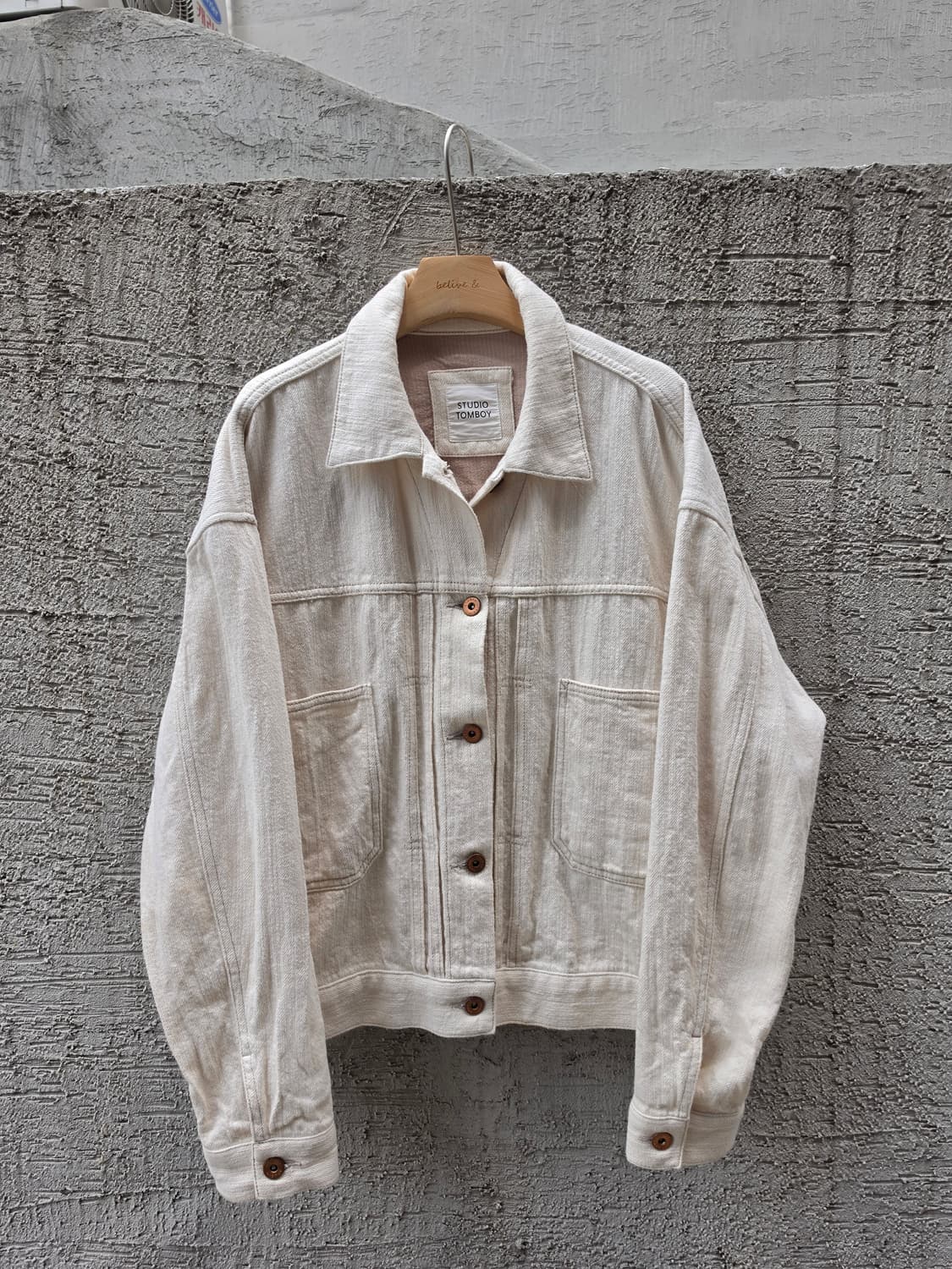 [스튜디오톰보이] 아이보리 자켓  F 상품이미지8