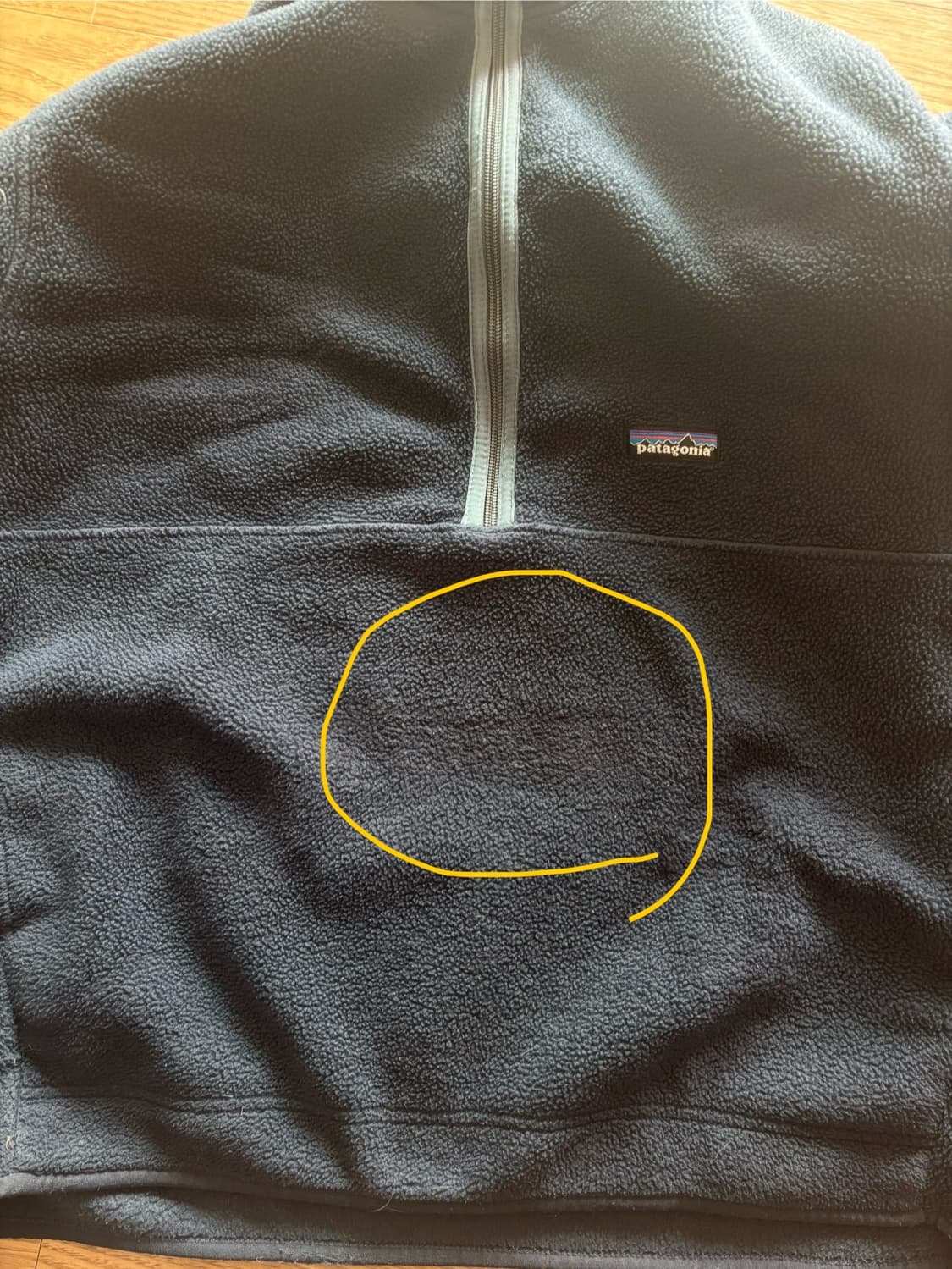 파타고니아 신칠라 하프집업 네이비 L 상품이미지4