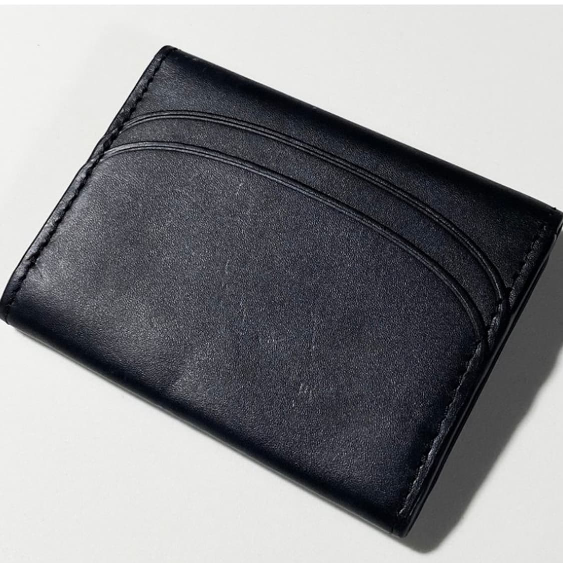 [정품] A.P.C 아페쎄 제네바 카프스킨 비즈니스 컴팩트 카드지갑 상품이미지3