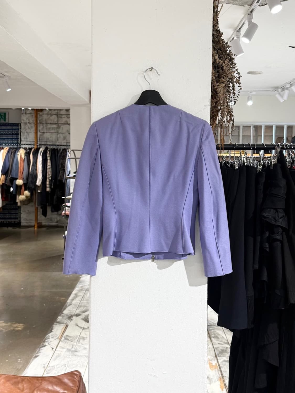 발렌티노 미스 브이 라벤더 러플 집업 자켓 상품이미지6