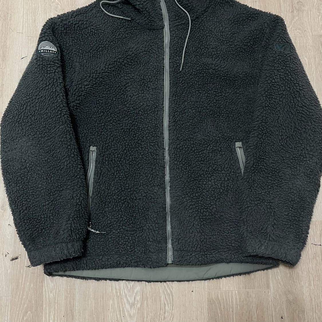 밀레 남성 양털 뽀글이 후리스 자켓 L/100  상품이미지3
