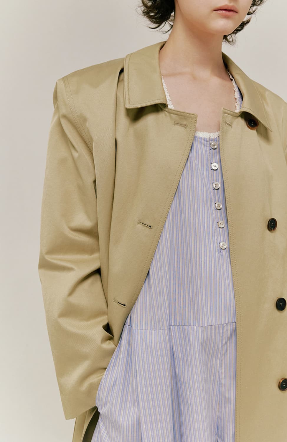 오버듀플레어 specially half trench coat 상품이미지2