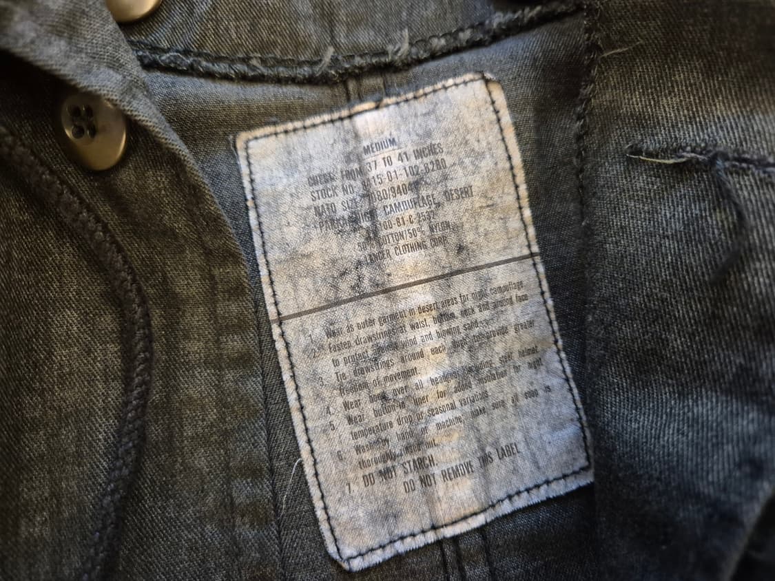 80s u.s army 나이트카모 파카 상품이미지6