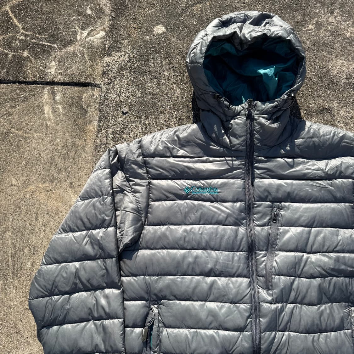 [M~L] 콜롬비아 후드 경량 패딩 상품이미지5
