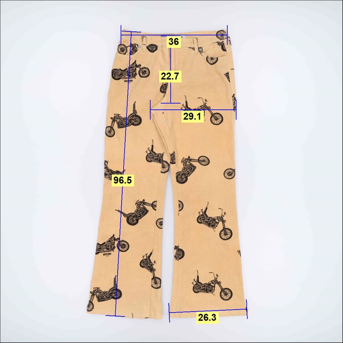 [71-90] 모스키노 여성 패턴 부츠컷 팬츠 0116H2 상품이미지9