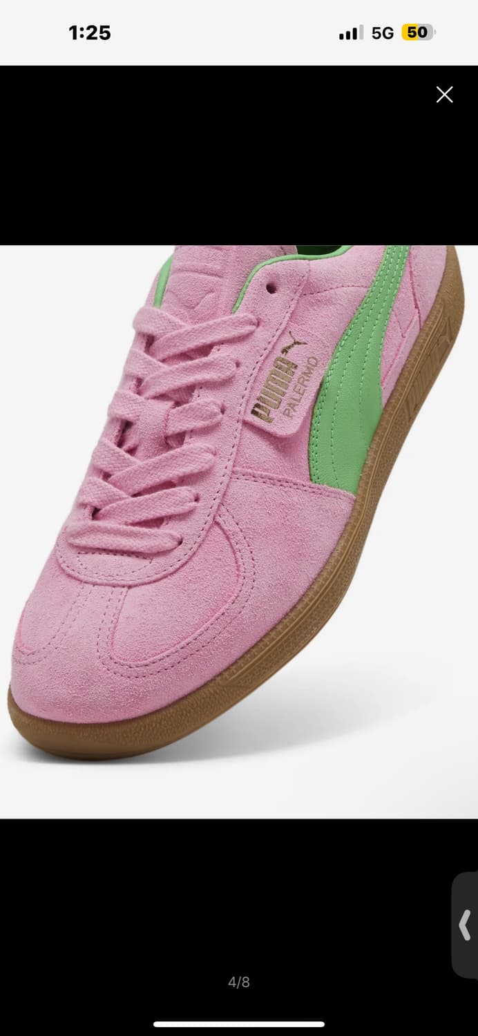 푸마 팔레르모 핑크그린 상품이미지2