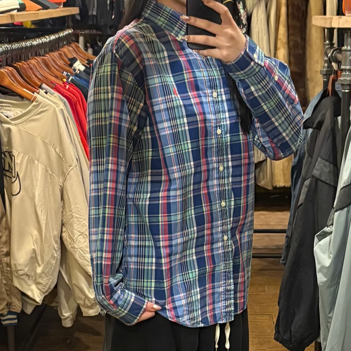 [HI] Polo 폴로 긴팔 체크 셔츠 상품이미지4