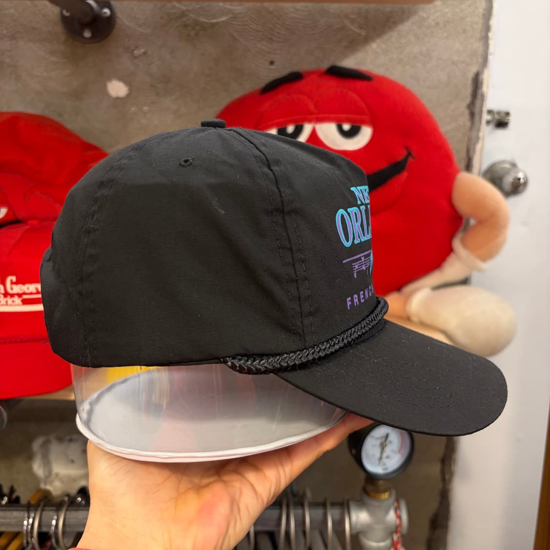 90s USA 빈티지 뉴올리언스 트러커 볼캡 모자  상품이미지6