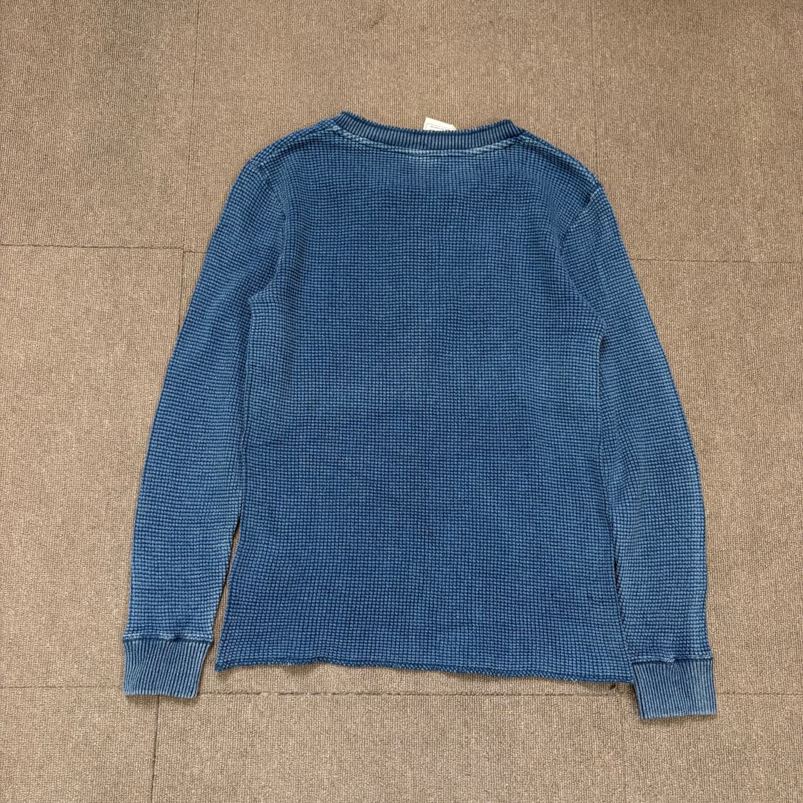 JEMORGAN 워싱 와플 헨리넥 롱슬리브  상품이미지4