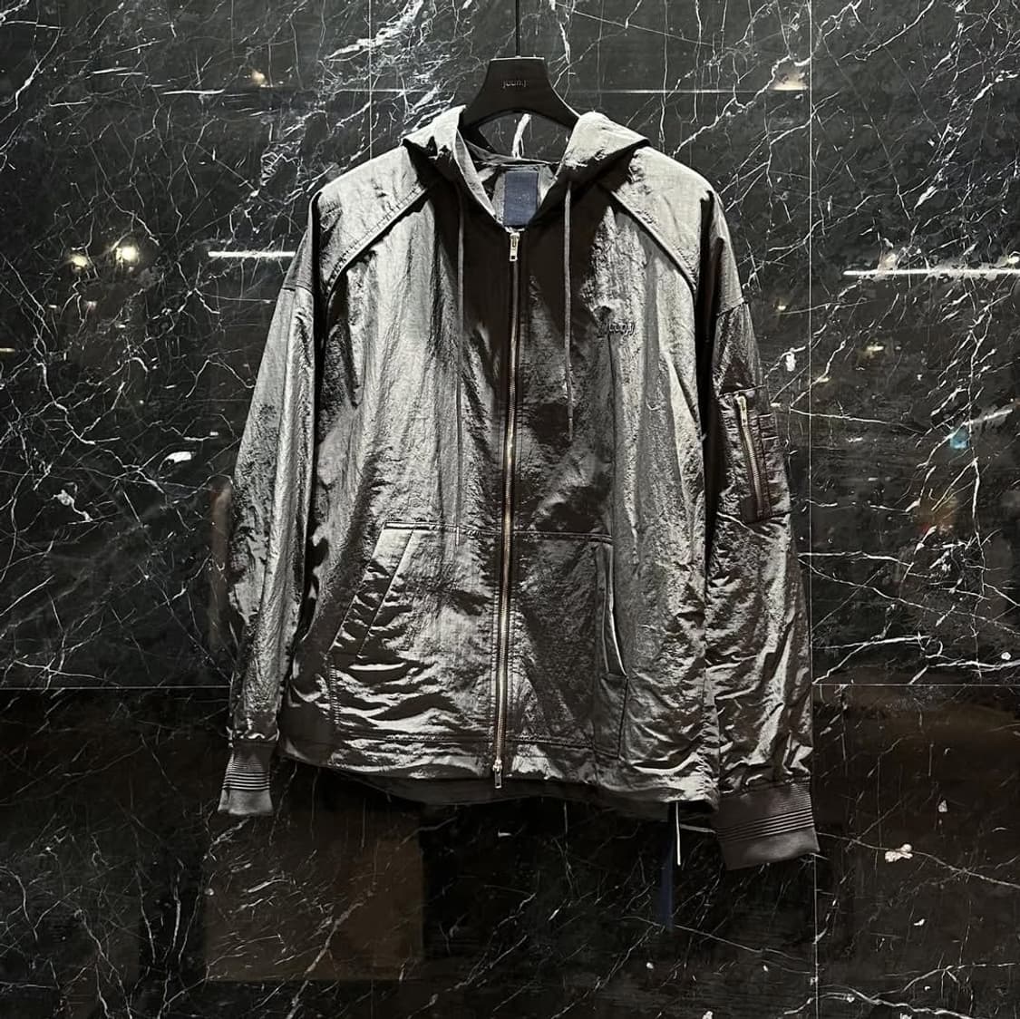 준지 나일론 후드 마원 자켓 MA-1 상품이미지2