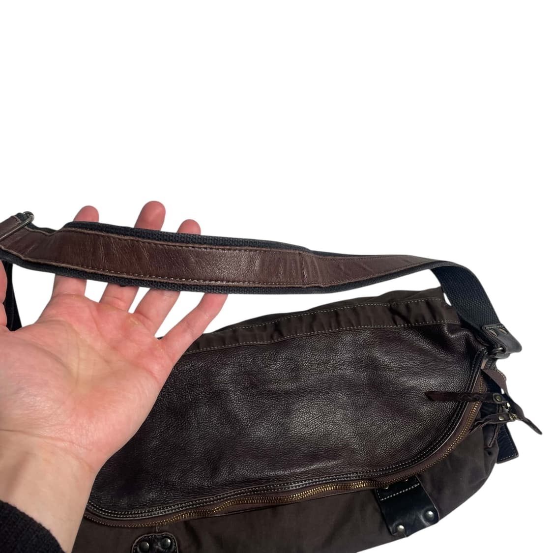 Regalo 레더 코튼 폴드 백 상품이미지4