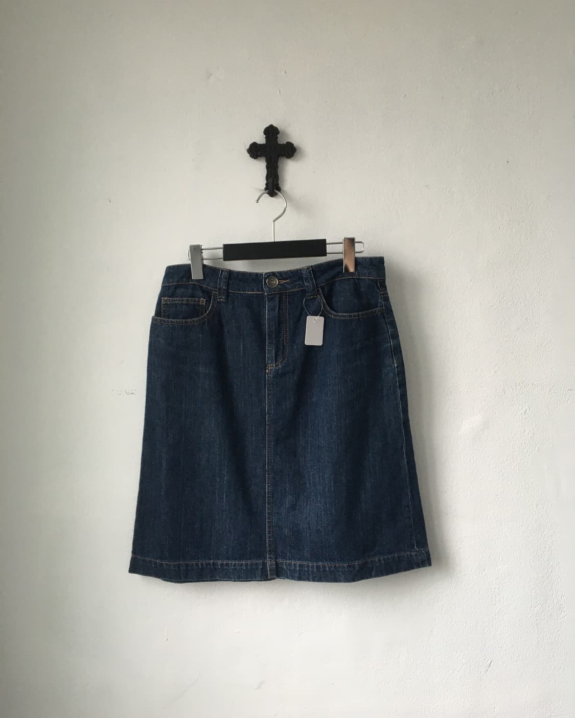 Denim mid I skirt 상품이미지1