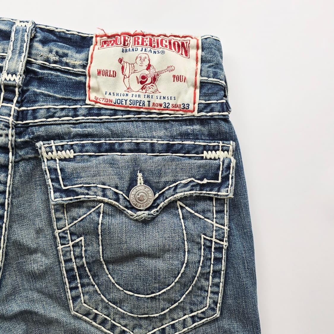 트루릴리전 청바지 부츠컷 데님 사이즈33 R4410 상품이미지3