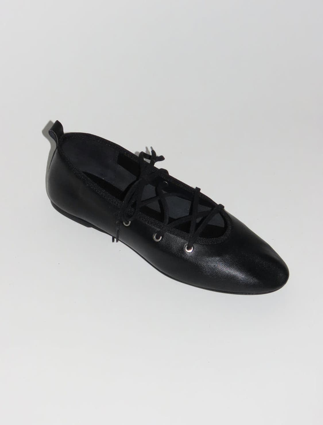 [37]팔로마울 Pina 레이스업 플랫슈즈/블랙 상품이미지2