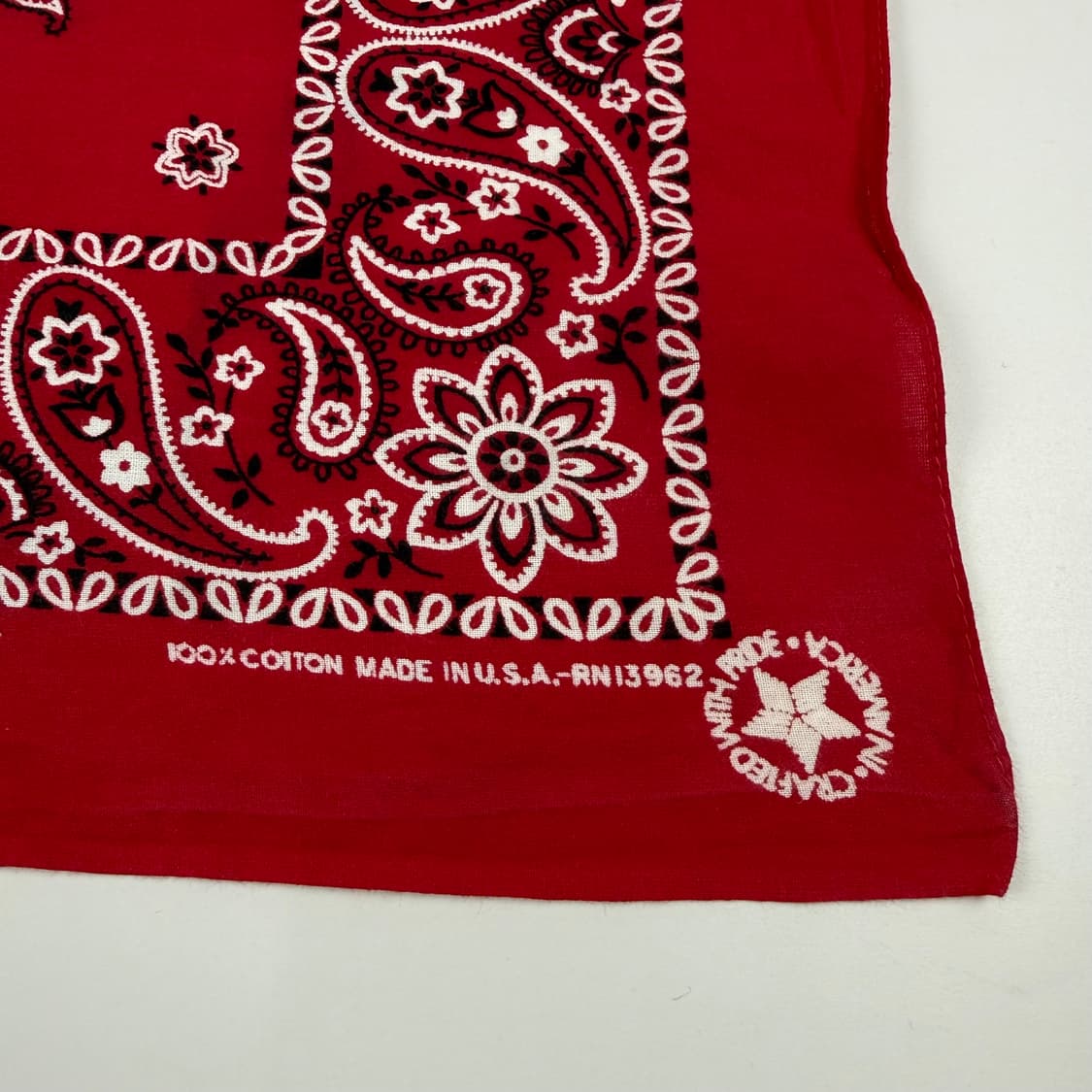 빈티지 페이즐리 반다나 Made in USA 상품이미지2