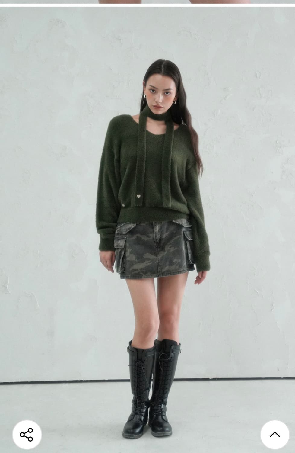 어반드레스 Lily Muffler Set Knit 상품이미지2