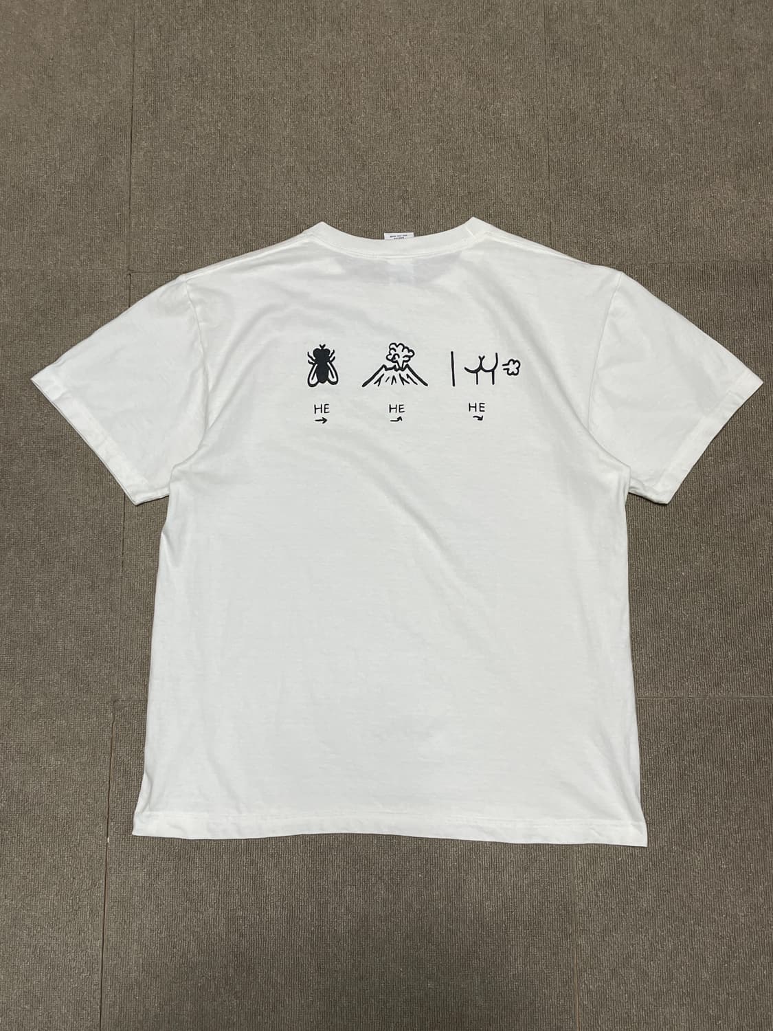 Vintage City of he 그래픽 반팔티셔츠  J02450 상품이미지6