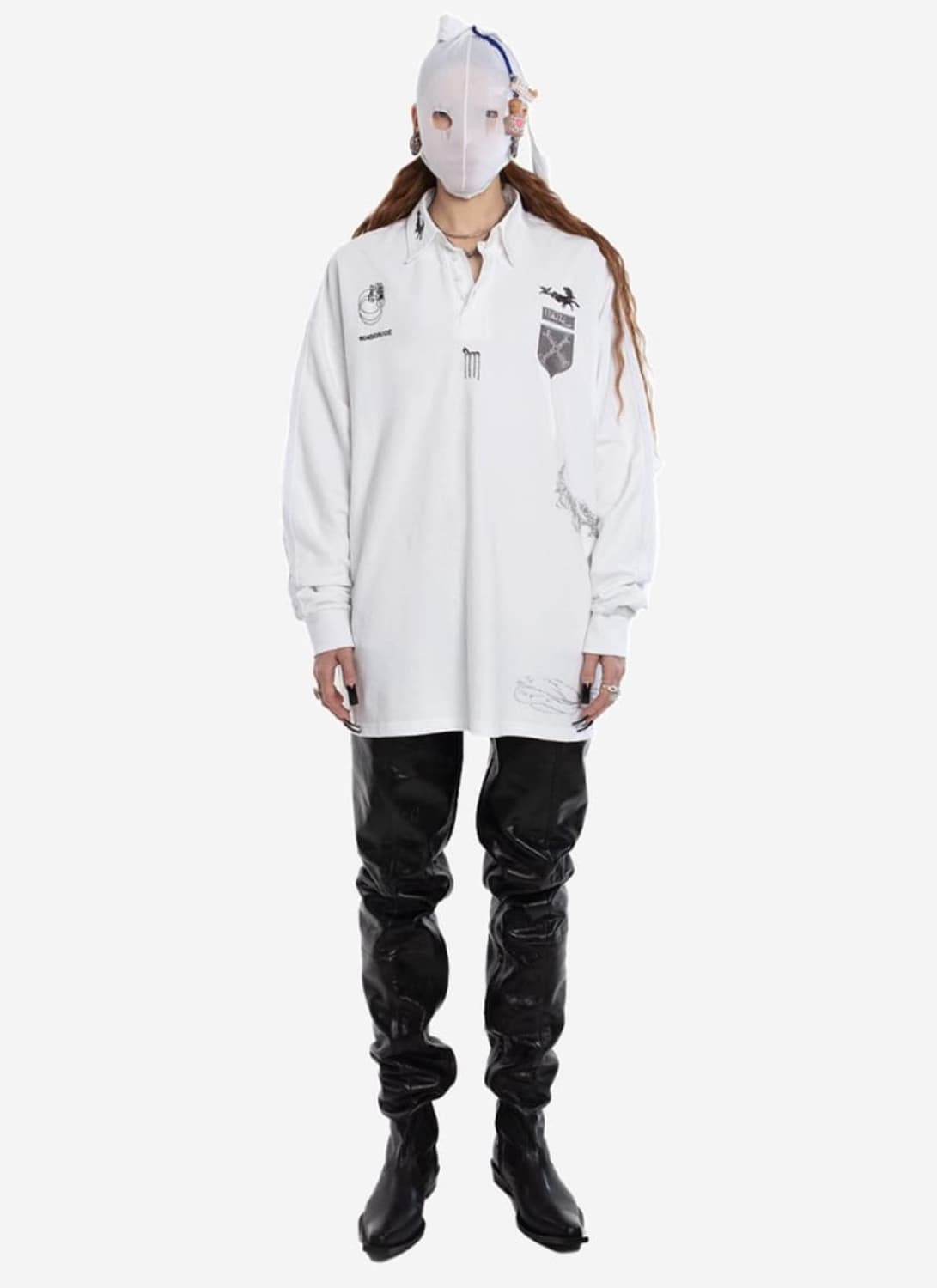 604service 크림한정판 풋볼 트랙 카라티 상품이미지1