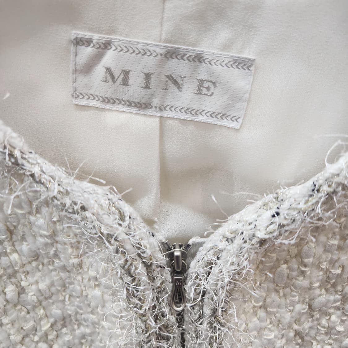 한섬 마인(MINE) 트위드 숏 자켓 S 상품이미지5