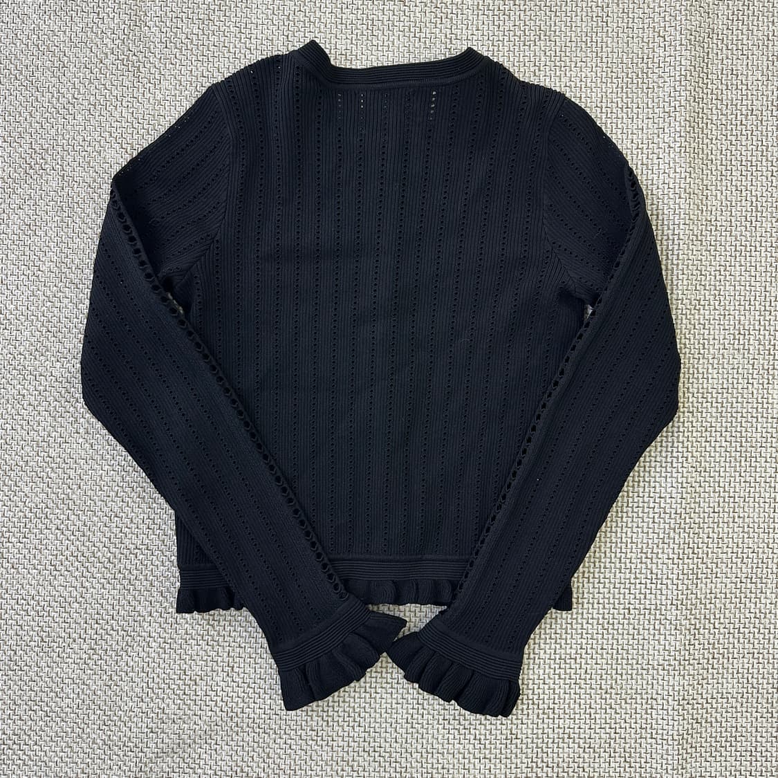 실측확인 산드로 펀칭 가디건 0326D 상품이미지4