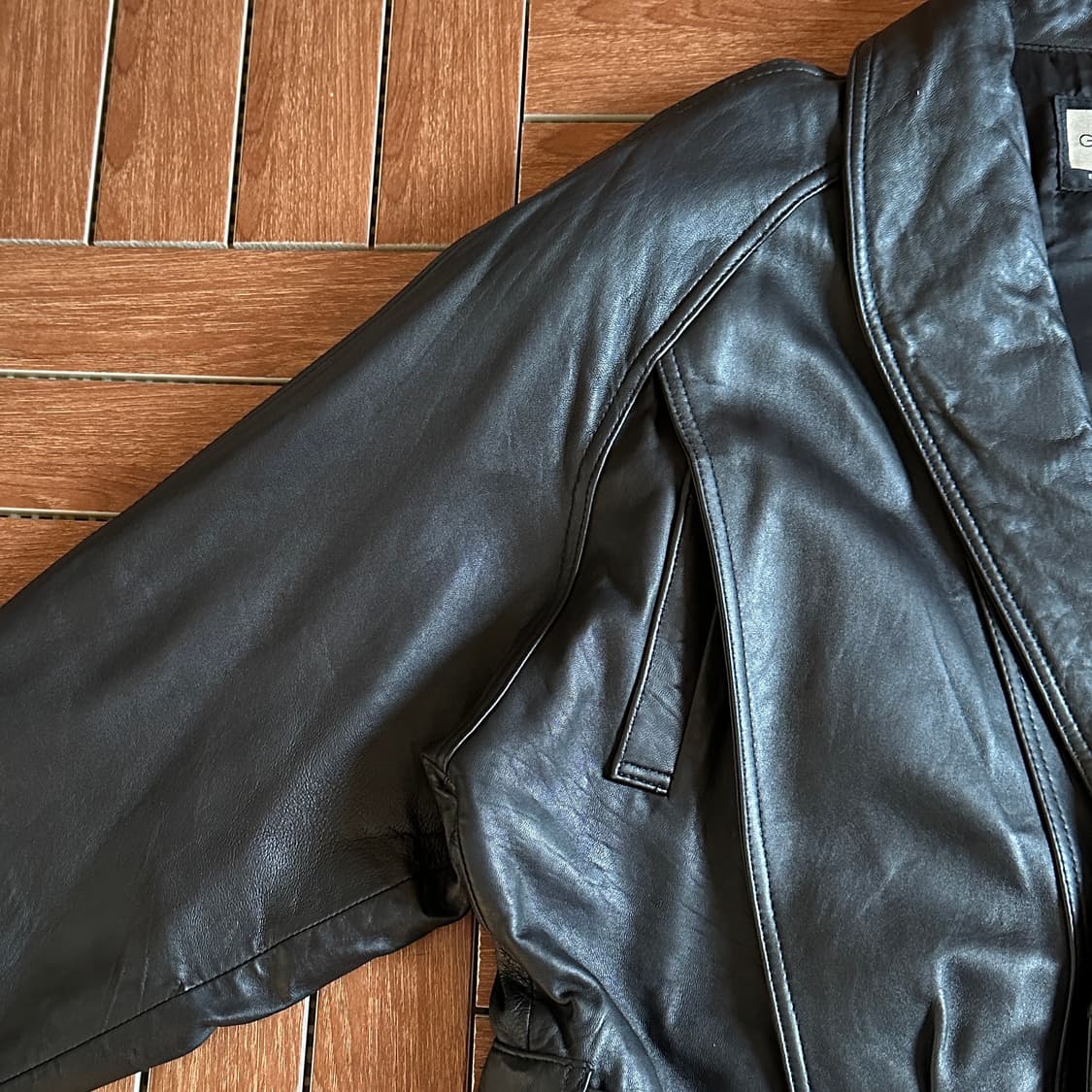 Gullit men italy sheep-skin leather coat 상품이미지4