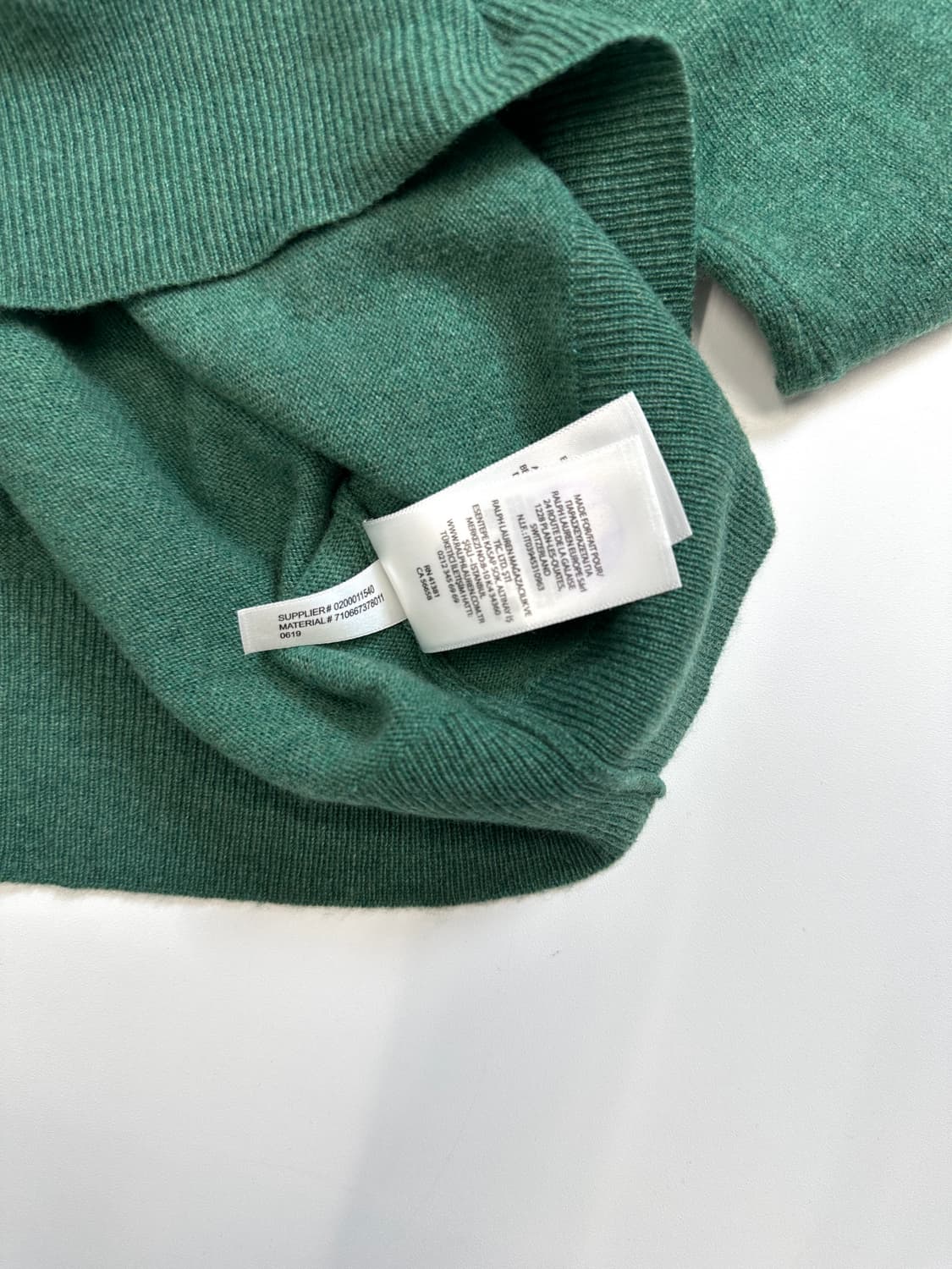 폴로 랄프로렌 크루넥 니트 (M) 상품이미지4