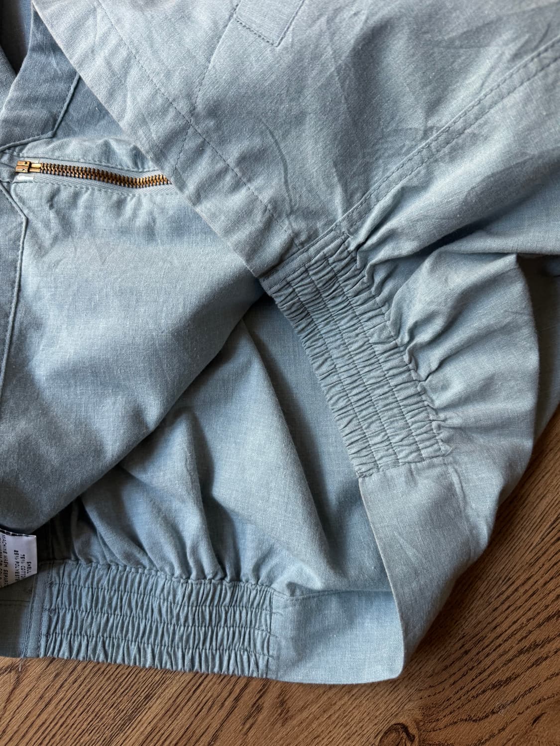 [L]60's 런던포그 Made in USA 샴브레이 드리즐러 자켓 상품이미지6