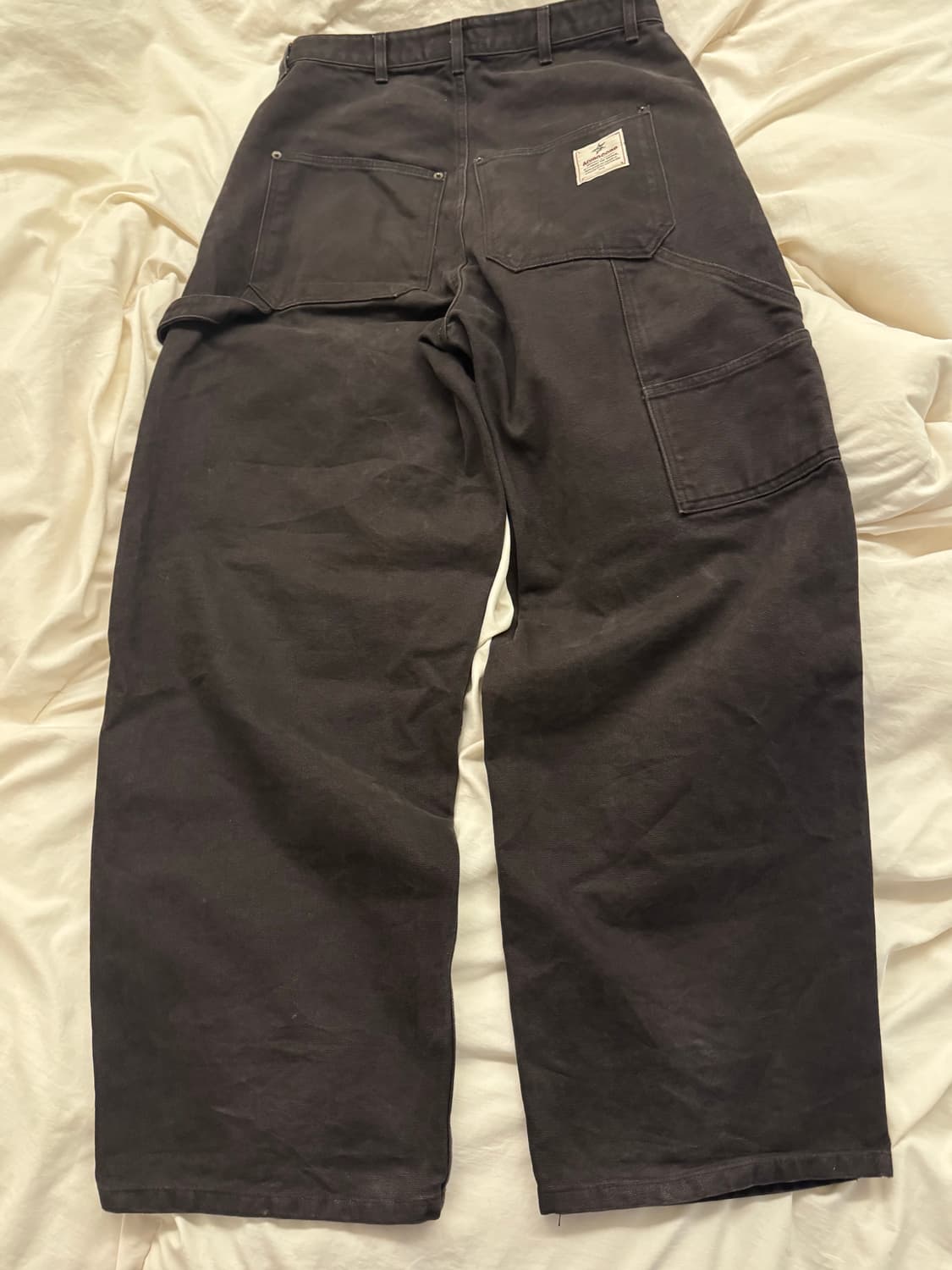 아오이로 커트 더블 니 팬츠 블랙 펄 0 사이즈 상품이미지3