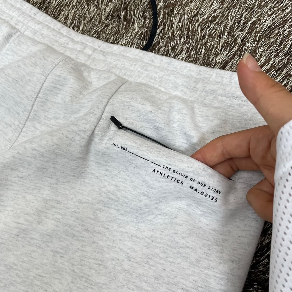 뉴발란스 new balance 멜란지 코튼 조거팬츠 85(L) 상품이미지6