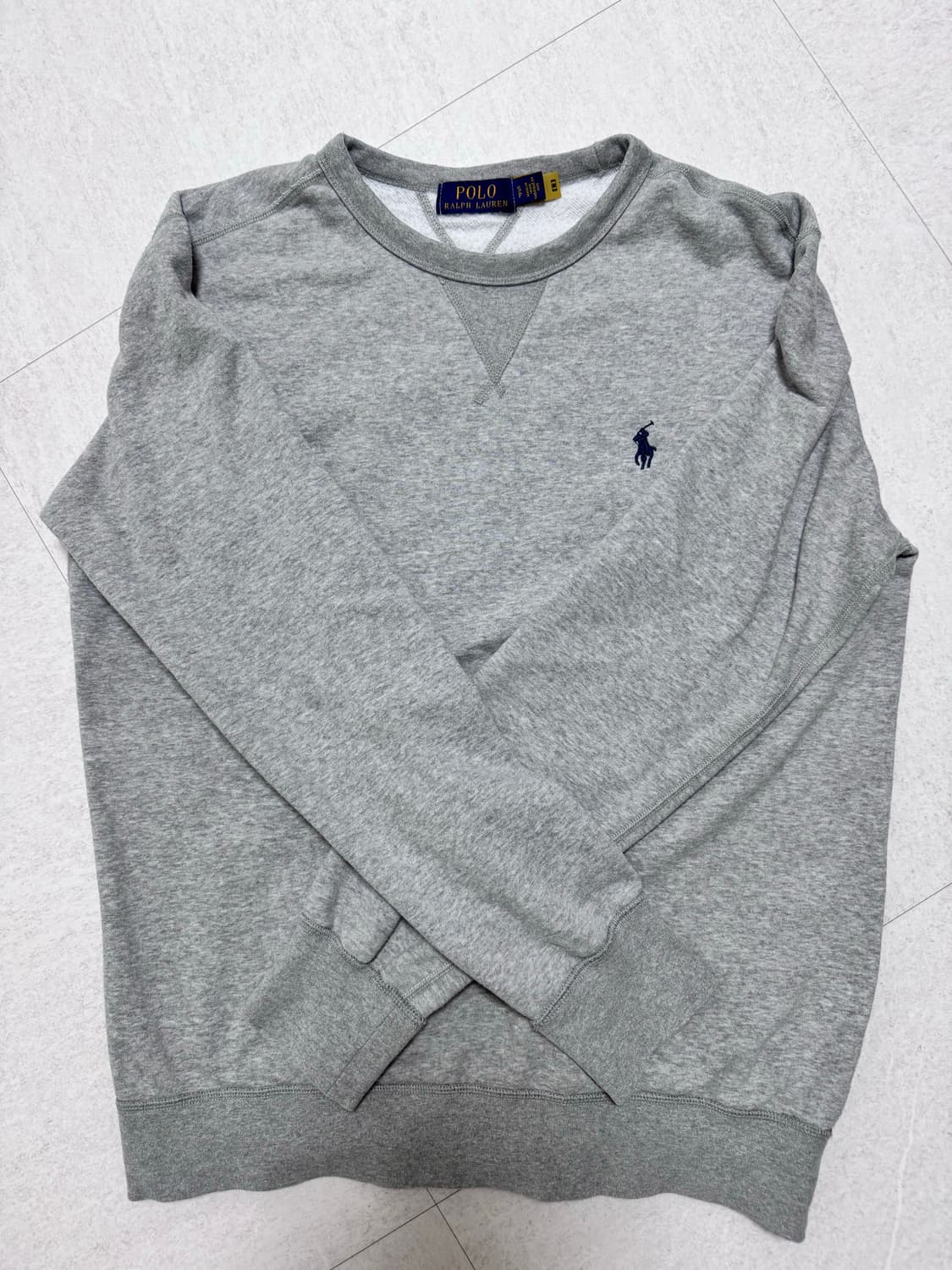 폴로 랄프로렌 맨투맨 그레이 S 상품이미지1