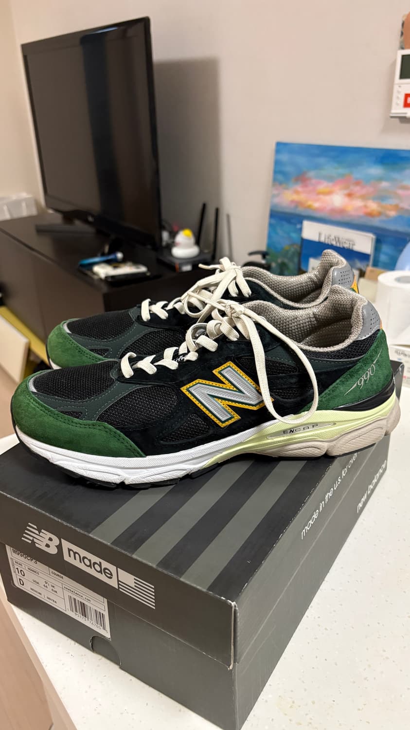 뉴발란스990 USA 블랙그린 280 상품이미지3