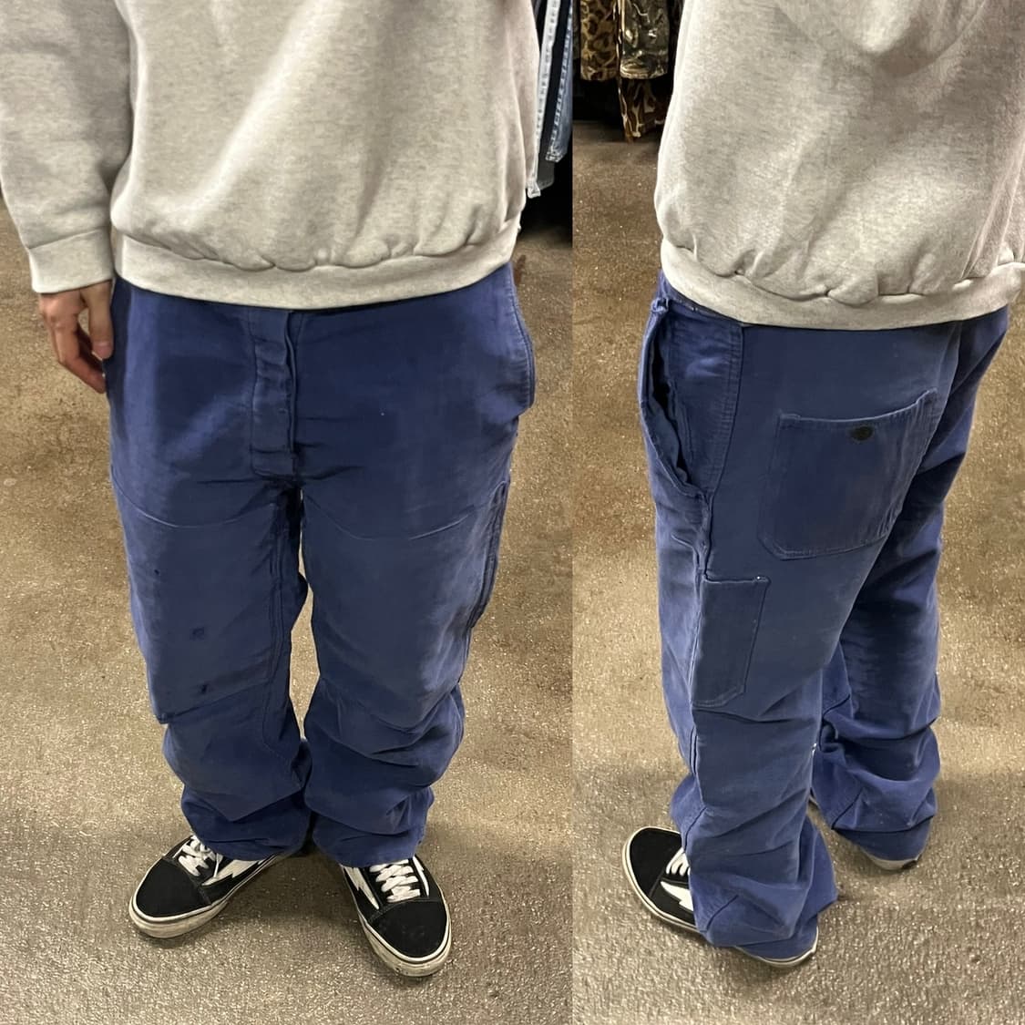 70s 빈티지 몰스킨 프렌치 워크 팬츠 (37“) 상품이미지6