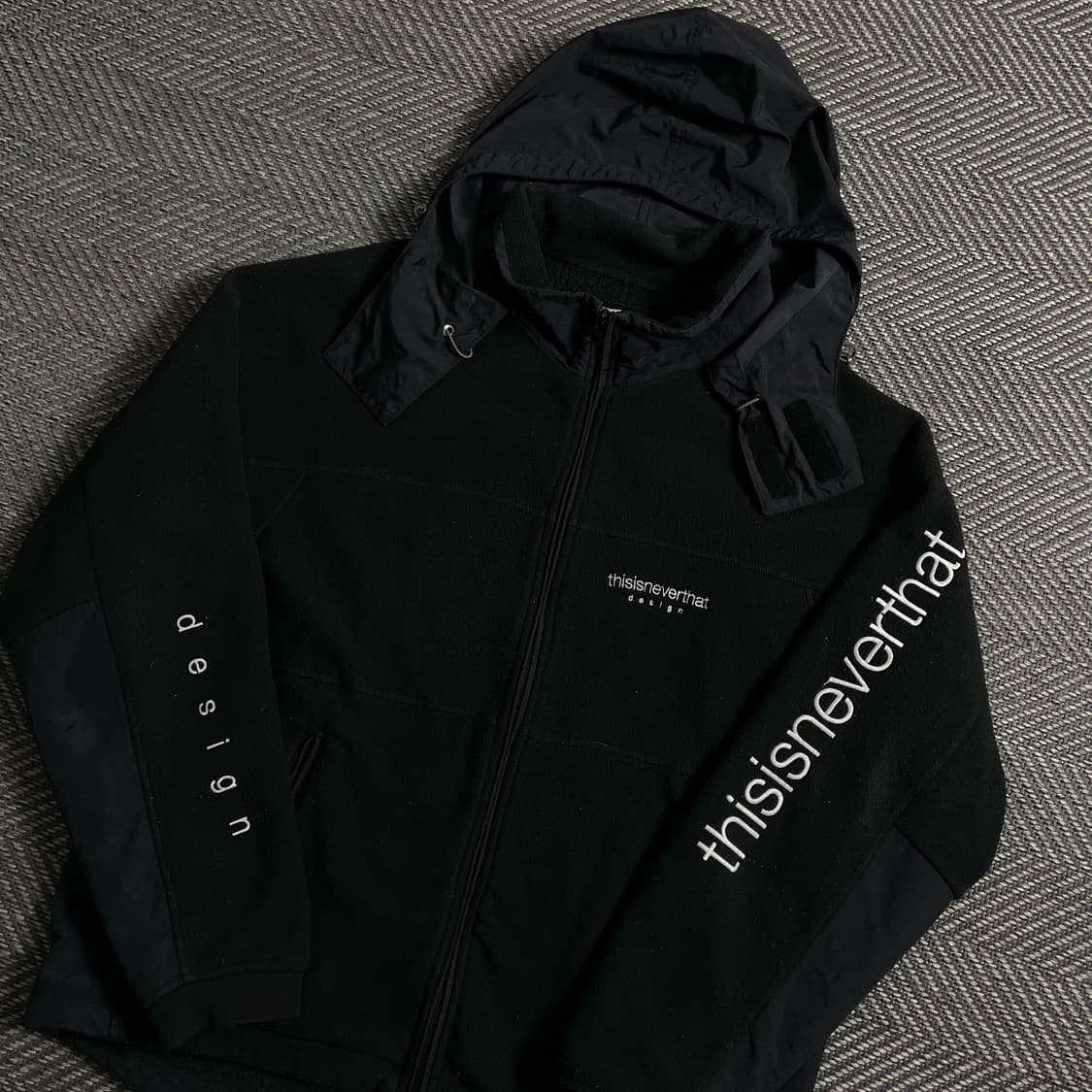 디스이즈네버댓 스펠 빅로고 후드 플리스 자켓y 4627 상품이미지1